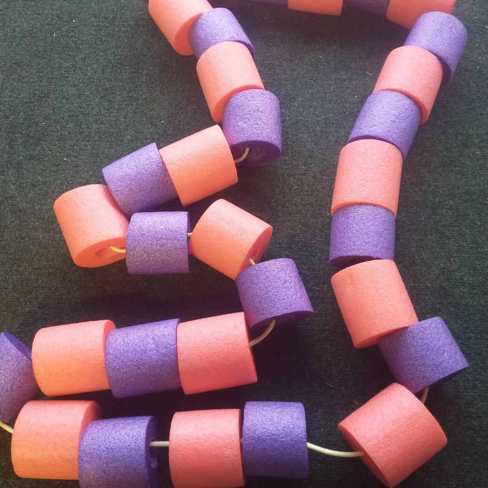 Pool Noodle Float Candy Necklace Style